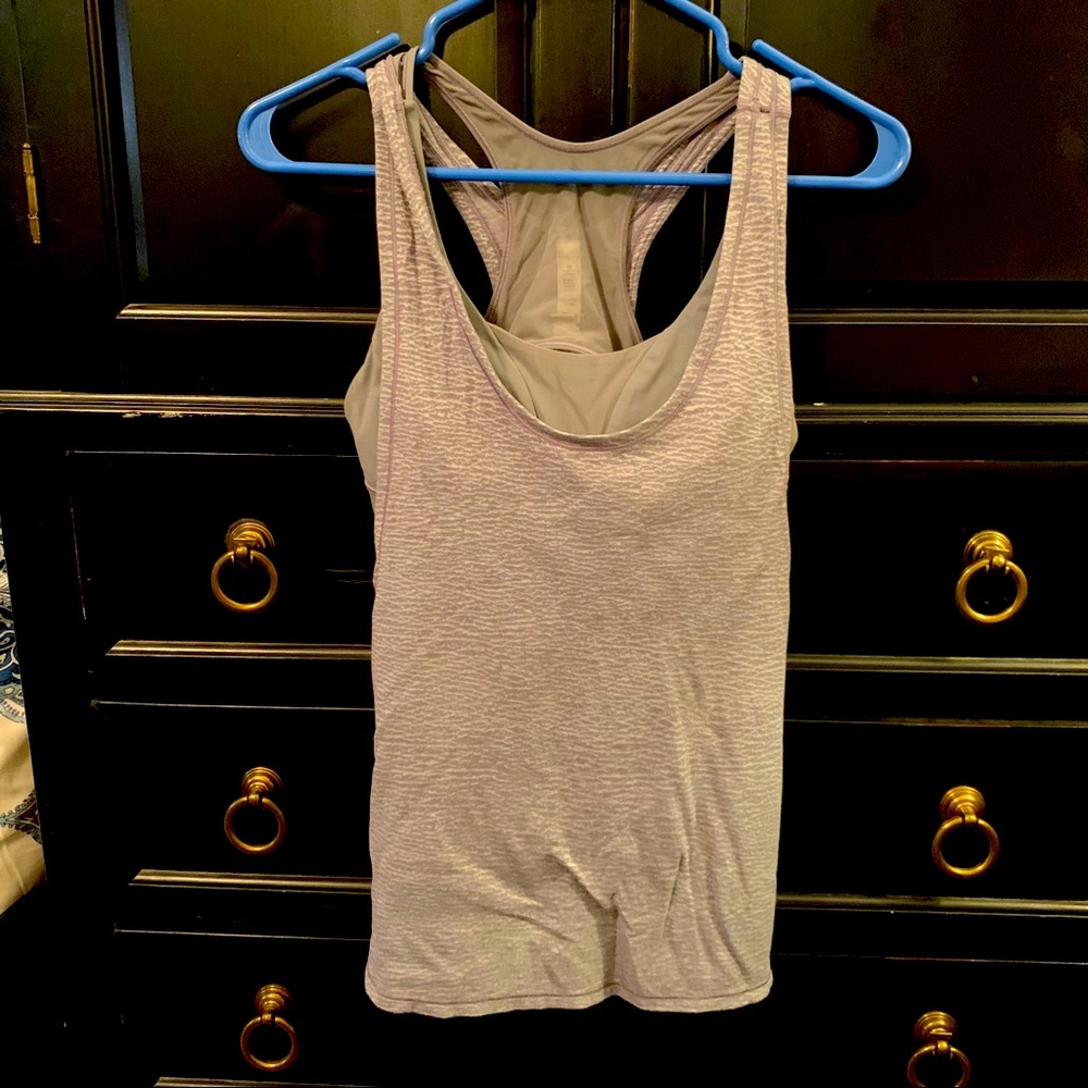 Lululemon athletic tank with built in bra